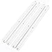 Drawer Slide Kit,2 Pairs of Plastic Rail Runners for 17mm Grooved Drawers 300mm Length Slides