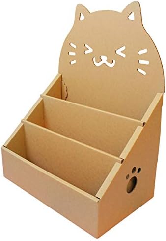 Amazon Co Jp ネコ絵本ラック にこにゃん ダンボール 日本製 ホーム キッチン