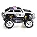 PREXTEX Remote Control Monster Police Truck Radio Control Police Car Toys for Boys Rc Car with Lights for 3+ Year Old Boys