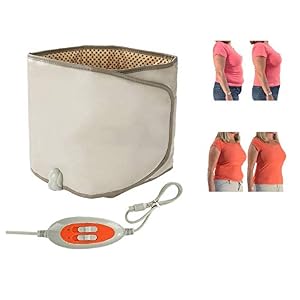 Slimming Belt with Hot Compress & Vibrating Massage Function Weight Losing Health Care Tools Heating Massager Fitness…