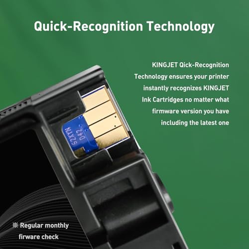 KINGJET 963XL Ink Cartridges Multipack Remanufactured for HP 963 XL, Compatible with HP OfficeJet Pro 9010e 9012e 9014e 9015e 9019e 9020e e-Series, High Yield 4-Pack (1 Black, 3 Colour)