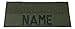 Customized Name Tape with Fastener, ACU Multicam OCP Black ABU OD Green Desert AirControl, with Fastener - Army Air Force Marines Police (with Fastener)