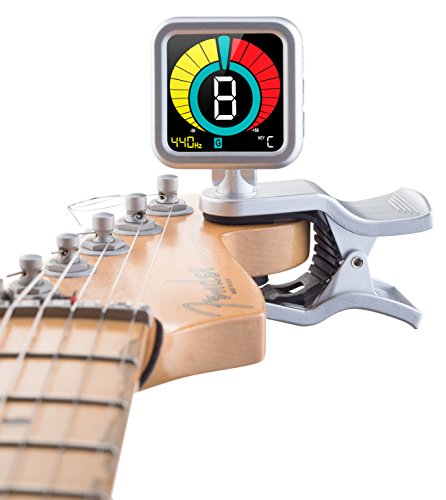 image for TimbreGear Chromatic Clip-On Guitar Tuner + Free 20 Pack Premium Guita