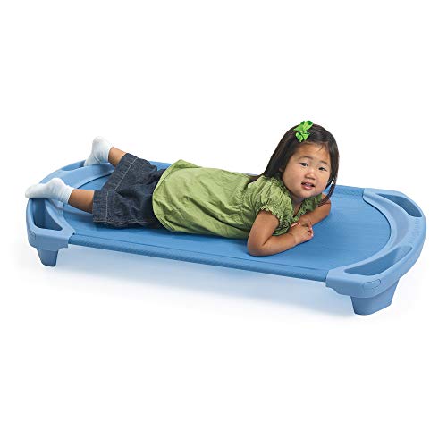 Angeles, AFB5736AWW, SpaceLine Toddler Size Nap Cots, Set4, Wedgewood