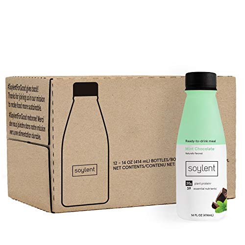Soylent Complete Nutrition GlutenFree Vegan Protein Meal Replacement