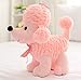 Smilesky Plush Poodle Puppy Dog Stuffed Animal Toys Kids Gifts Pink 8