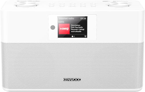 KENWOOD CR-ST100S-S - Smart Radio - DAB+ Radio - Internet Radio - USB - Bluetooth - Colour TFT Display