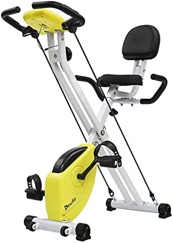 Folding Exercise Bike With Arm Workout 