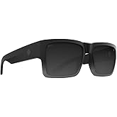 Spy Cyrus Sunglasses Matte Black Fade with Happy Gray Black Mirror Lens 58mm