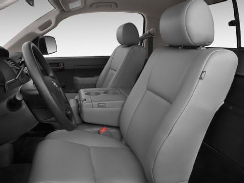 Tundra Dbl Cab 2007-2013 (Front Buckets, Power Dr, Non-fold Flat Passenger) OE Factory Replacement Leather Seat Covers Upholstery Kit