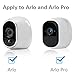 Arlo Outdoor Security Mount Designed for Arlo and Arlo Pro Cameras (4Pack - Metal,Black)