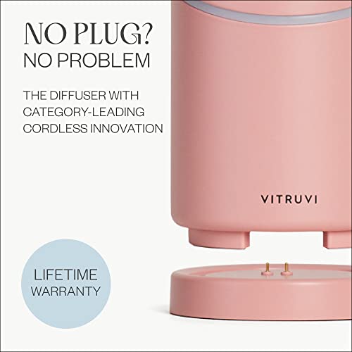 Vitruvi Move Cordless Diffuser, Ultrasonic Essential Oil Wireless