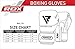 RDX Cow Hide Leather Gel Boxing Glove Punching Bag Mitts Muay Thai T9 - Blue, 16 oz, Blue