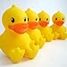 1 X Set 4 pc Cute Duck Bathroom Toothbrush Holder Stand Duckling Ducky