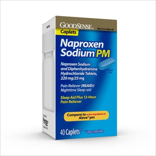 GOODSENSE Naproxen Sodium, 220mg/ Diphenhydramine Hydrochloride, 25 mg
