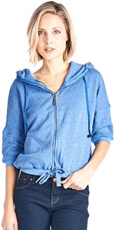Hoodie Buddie Super Girl's Full Zip Headphones Light Blue CTH