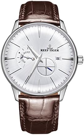 Reef 安い 激安 プチプラ 高品質 Tiger スチールカジュアルウォッチ メンズ アナログ防水腕時計 Rga19 凸面レンズ