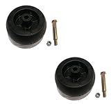 The ROP Shop (2) Heavy Duty Deck Wheels for Cub Cadet Troy-Bilt 734-04039 734-3058 753-04856A