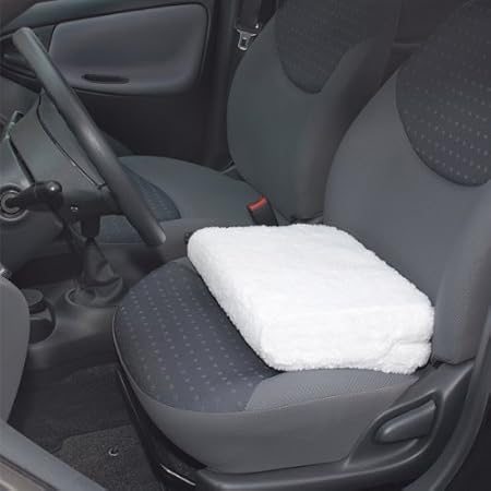 Amazon ドライバの角度リフトシートクッションwith洗濯可能シートクッションカバーby Jumbl シートクッション 車 バイク