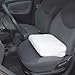 Driver's Angle Lift Seat Cushion with Washable Seat Cushion Cover by JUMBL,White