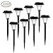 Twinkle Star Solar Path Lights Solar Garden Lights Outdoor LED Solar Landscape Lights Outdoor Garden Lights (8 Pack)