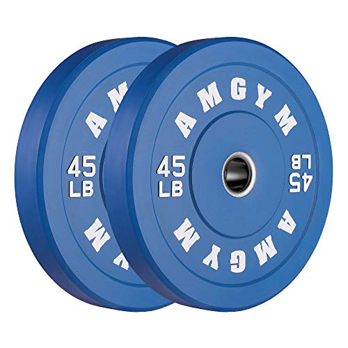 AMGYM Color Olympic Bumper Plate, Weights Plates, Bumper Weight Plate