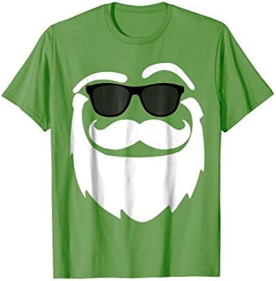 Cool Santa Claus Face Funny Christmas T-Shirt