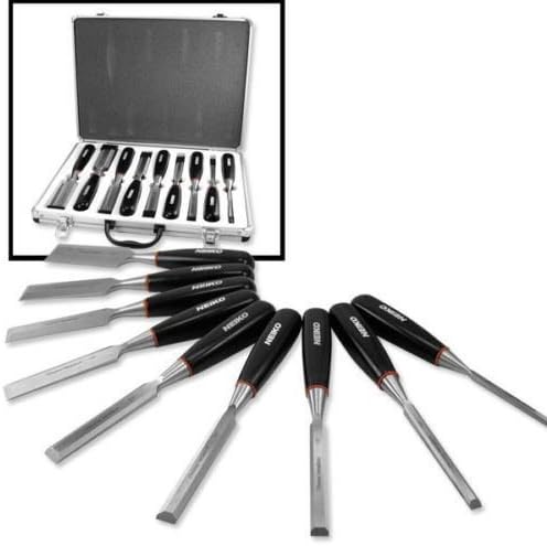 Chisel Set | 9pc Wood Working Solid CRV Forged HD Steel Blade Hand Carving Art