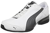 PUMA Men's Super Elevate Running Shoe,White/Pewter/Black,12 D US
