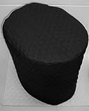 Quilted Food Processor Cover (Black, Large)