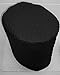 Quilted Food Processor Cover (Black, Large)