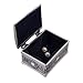 Feyarl Vintage Tiny Mini Trinket Box Treasure Chest Jewelry Box Earrings Rings Organizer Storage Floral Engraved Surface(2.6 x 2.2 x 1.2 inches)