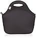 BUILT Gourmet To Go Soft Neoprene Lunch Tote Bag - Lightweight, Insulated and Reusable Black 5159628