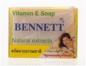 Bennett : Vitamin E Soap Natural Extract for Brightening 4.58 Oz. Product of Thailand ( Hot Items ) by gole