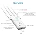 Persevere WiFi Range Extender, 1200Mbps WiFi Booster Signal Extenders Wi-Fi Repeater with 4 External Antennas, AC1200 WiFi Signal Amplifier Dual External Band Available 2.4GHz and 5GHz