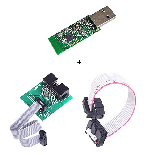 Comidox CC2531 Sniffer USB Dongle Protocol Analyzer+Bluetooth 4.0 CC2540 Zigbee CC2531 Sniffer USB Dongle BTool Programmer Connector Board Downloader Cable 1Set