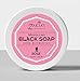 Zakia's Morocco Black Soap (Beldi) with Rose Blossom Scent - 100% natural, Body Scrub, Pure & Natural, Purifying, Cleansing, exfoliating for Hammam Ritual- 8.0 Oz / 226gr
