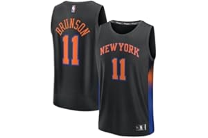 Fanatics Jalen Brunson New York Knicks Fast Break Jersey - Statement Edition - Black