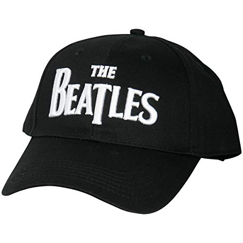 The Beatles – Casquette de Baseball – Homme Noir Noir Taille unique - Les Beatles, Paul McCartney, John Lennon, RIngo Starr, George Harrison The Beatles - Casquette de Baseball - Homme Noir Noir Taille unique
