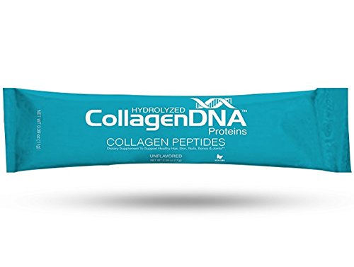 Premium Hydrolyzed Collagen Peptides - Grass Fed Pasture Raised, Non-GMO, Paleo Friendly & Gluten-Free - Tasteless, Odorless and Easy to Mix (11g Stick Packs)