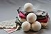 Heart Felt Wool Dryer Balls (4 Pack XL) Pure New Zealand Wool, No Cheap Fillers, Natural Reusable Non-Toxic Fabric Softener, Reduces Drying Time