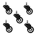 Premium Office Chair Caster Wheel (Set of 5) by 8T8 Universal Standard stem 11mmX22mm（7/16