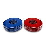 4 Blue/4 Red Powder Coated Replacement 2-1/2 Washer Toss Pitching Game Washers - High Gloss!