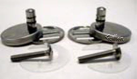 Duravit Starck Toilet Seat Hinge Set Spare Part 0061381000, White