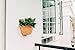 T4U Resin Wall Hanging Planter Apricot Small Set of 2, Wave Edge Pottery Style Plastic Flowers Pot for Home Office Garden Porch Wall Decoration Indoor Outdoor Best Giftthumb 3