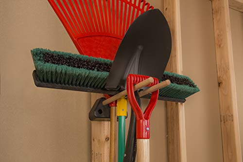 Wallpegger: Garage Wall Storage Racks - 2 Pk - Easy to Install - Incredibly Strong - Store Tools, Sporting Goods, Ladders, Skis, Snowboards, Bikes, Hoses, Power Tools, Golf Clubs, Coats - Adjustable