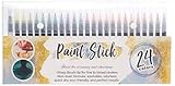 Watercolor Brush Pens 24 Paint Markers with Flexible Brush Tips, Professional Watercolor Pens & Water Color Brush for Painting, Drawing, Coloring & More, 100% Nontoxic, Multiple Colors