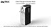 SHARKK 5000mAh Dual USB Battery Power Bank with Built in 3.4A Wall Plug Adapter and Shake Motion Activated for Smartphones and Tablets - Black