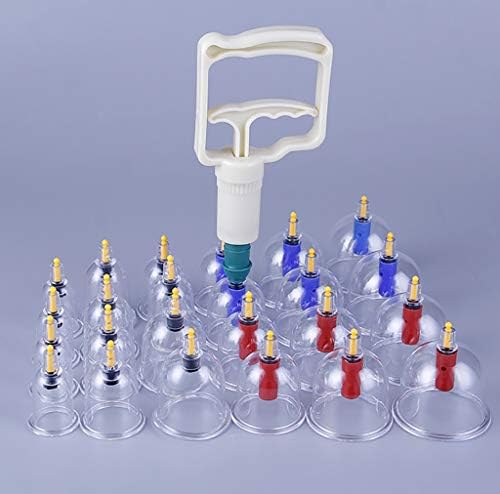 Cupping Glass,24 Cans of Silica Gel Vacuum Tank Upgrade Version Home Health Massage Cupping Machine