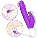 Realistic Rabbit Vibrator with Bunny Ears for G-spot Clitoris Stimulation, Waterproof Rechargeable Dildo Vibrator with 9 Strong Vibrations Dual Motor Stimulator for Adult Women Solo or Couple Fun